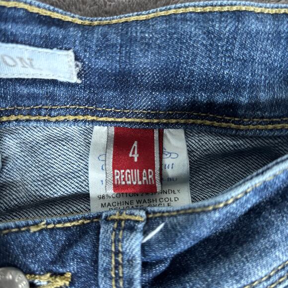 Stetson 816 Classic Bootcut Jeans Sz 4 Raw Hem Western Country Rodeo Denim - Picture 6 of 8